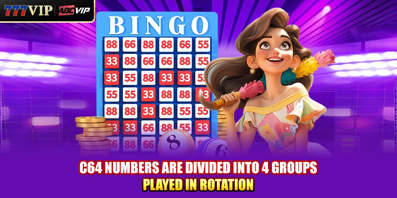 C64 numbers are divided into 4 groups played in rotation